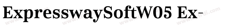 ExpresswaySoftW05 Ex字体转换